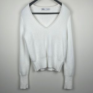 Soft-Knit V-Neck Sweater